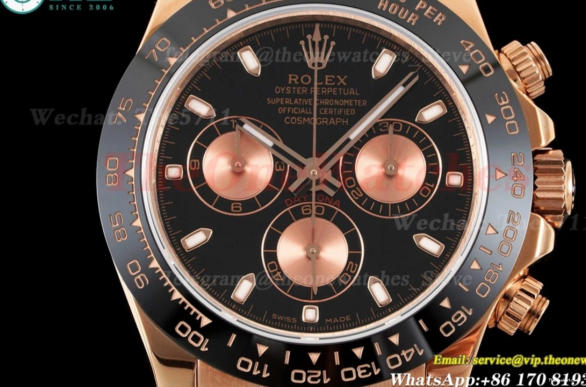 A7750 116518 RG Daytona WF Black 316L RU Dial 0515